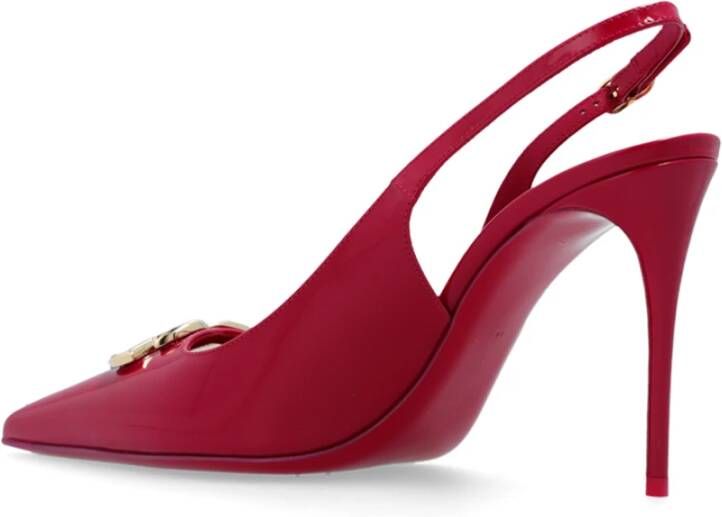 Dolce & Gabbana Leren pumps Roze Dames