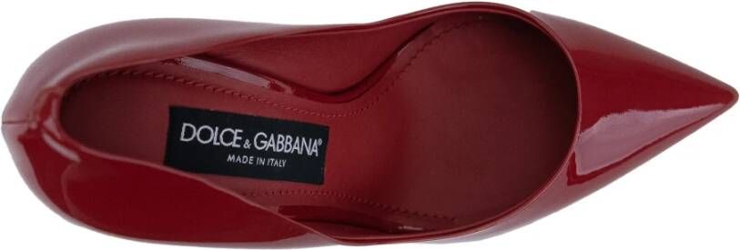 Dolce & Gabbana Leren puntige neus hoge hakken