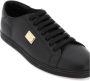 Dolce & Gabbana Zwarte platte schoenen met goudkleurig logo Black Heren - Thumbnail 11