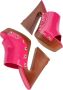 Dolce & Gabbana Leren sandalen voor warm weer Roze Dames - Thumbnail 5