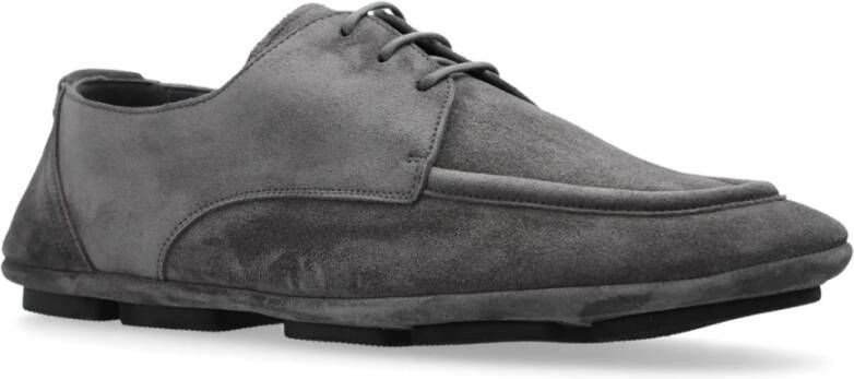 Dolce & Gabbana Leren schoenen Gray Heren