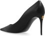 Dolce & Gabbana Zwarte Hak Décolleté Nappa Schoenen Black Dames - Thumbnail 10