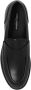 Dolce & Gabbana Blokhak Leren Loafers Amandel Teen Black Heren - Thumbnail 6