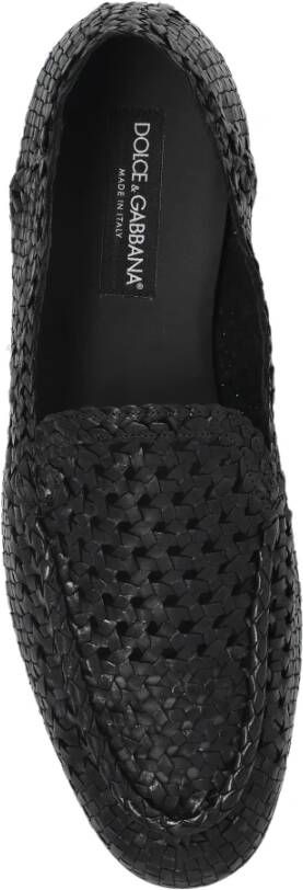Dolce & Gabbana Leren schoenen type loafers Black Heren