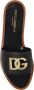 Dolce & Gabbana Leren slippers met een logo-vormige applicatie - Thumbnail 2