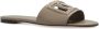 Dolce & Gabbana Taupe Grijs Platte Sandalen Gray Dames - Thumbnail 4