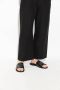 Dolce & Gabbana Gestikte leren slides met uitgesneden details Black Heren - Thumbnail 6
