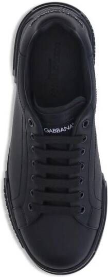 Dolce & Gabbana Leren Sneakers met Logo Hiel