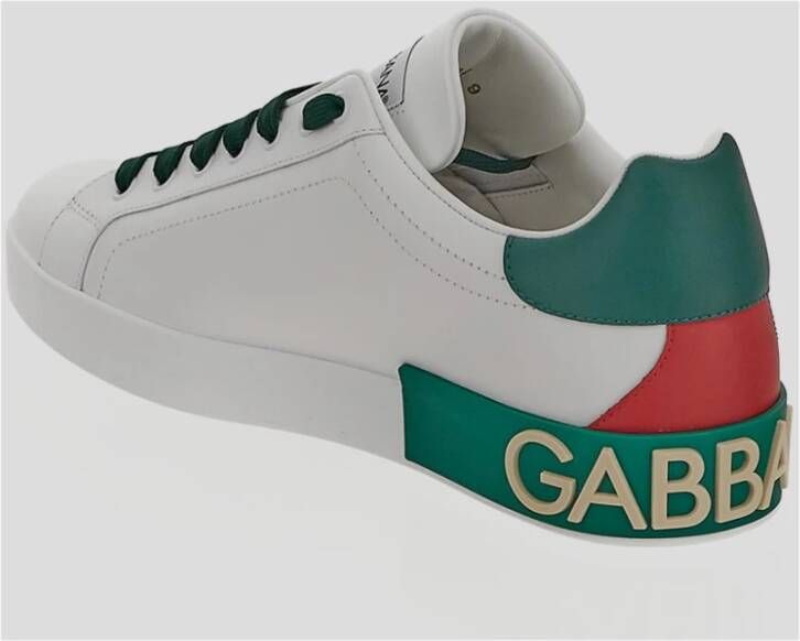 Dolce & Gabbana Leren Sneakers voor Heren Multicolor Heren