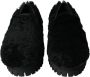 Dolce & Gabbana Zwarte Bont Leren Loafers Jurkschoenen Black Heren - Thumbnail 47