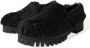Dolce & Gabbana Zwarte Bont Leren Loafers Jurkschoenen Black Heren - Thumbnail 26