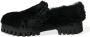 Dolce & Gabbana Zwarte Bont Leren Loafers Jurkschoenen Black Heren - Thumbnail 50