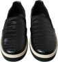 Dolce & Gabbana Luxe Krokodillenleer Lage Sneakers Black Heren - Thumbnail 2
