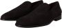 Dolce & Gabbana Zwarte Bloemen Brokaat Slippers Loafers Schoenen Black Heren - Thumbnail 3