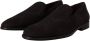 Dolce & Gabbana Zwarte Bloemen Brokaat Slippers Loafers Schoenen - Thumbnail 4