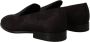 Dolce & Gabbana Zwarte Bloemen Brokaat Slippers Loafers Schoenen Black Heren - Thumbnail 5