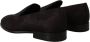 Dolce & Gabbana Zwarte Bloemen Brokaat Slippers Loafers Schoenen - Thumbnail 5