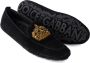Dolce & Gabbana Zwarte leren kristallen kroon loafers Black Heren - Thumbnail 12