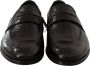 Dolce & Gabbana Zwarte Slip On Moccasin Schoenen van Krokodillenleer Black Heren - Thumbnail 2