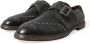 Dolce & Gabbana Elegante Monniksband Kalfsleren Schoenen Black Heren - Thumbnail 20