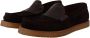 Dolce & Gabbana Bruine Suède Leren Instappers Mocassin Schoenen Brown Heren - Thumbnail 4