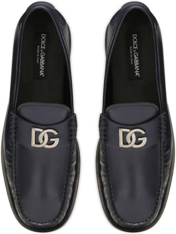 Dolce & Gabbana Loafers Blue Heren