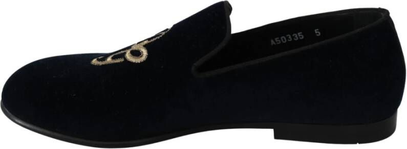 Dolce & Gabbana Loafers Blue Heren