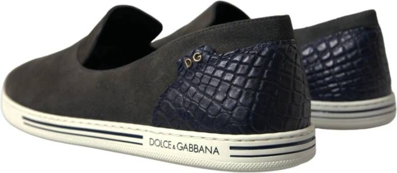 Dolce & Gabbana Loafers Blue Heren