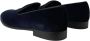 Dolce & Gabbana Blauwe Velvet Loafers Formele Schoenen Blue Heren - Thumbnail 2