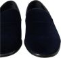 Dolce & Gabbana Blauwe Velvet Loafers Formele Schoenen Blue Heren - Thumbnail 5