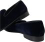 Dolce & Gabbana Blauwe Velvet Loafers Formele Schoenen Blue Heren - Thumbnail 18