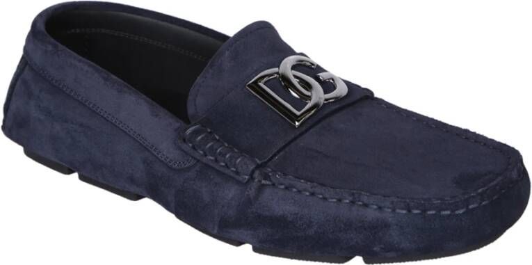 Dolce & Gabbana Loafers Blue Heren