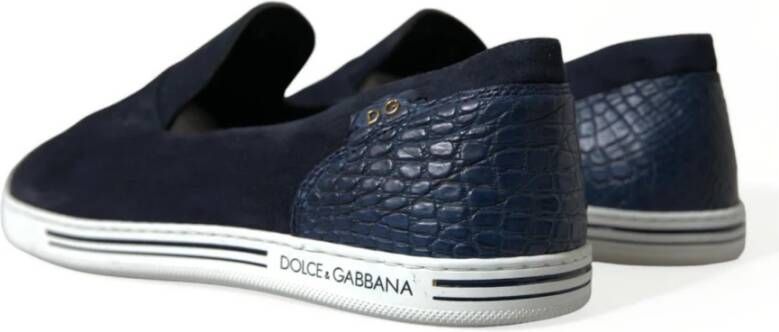 Dolce & Gabbana Loafers Blue Heren