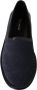 Dolce & Gabbana Blauw lederen geperforeerde slip op loafers schoenen - Thumbnail 7
