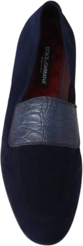 Dolce & Gabbana Loafers Blue Heren