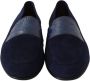 Dolce & Gabbana Blauwe Suède Caiman Loafers Slippers Schoenen Blue Heren - Thumbnail 6