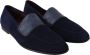 Dolce & Gabbana Blauwe Suède Caiman Loafers Slippers Schoenen Blue Heren - Thumbnail 5