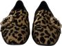 Dolce & Gabbana Prachtige Gouden Loafers Met Luipaardprint Kristallen - Thumbnail 10