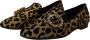 Dolce & Gabbana Prachtige Gouden Loafers Met Luipaardprint Kristallen - Thumbnail 11