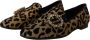 Dolce & Gabbana Luipaardprint Kristal Loafers Brown Dames - Thumbnail 10