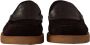 Dolce & Gabbana Bruine Suède Leren Instappers Mocassin Schoenen Brown Heren - Thumbnail 10