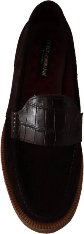 Dolce & Gabbana Loafers Brown Heren