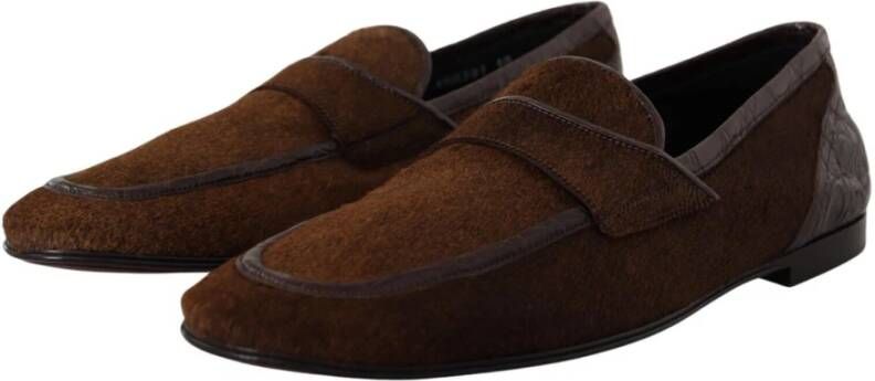 Dolce & Gabbana Loafers Brown Heren