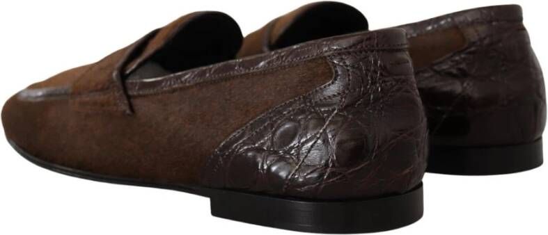 Dolce & Gabbana Loafers Brown Heren