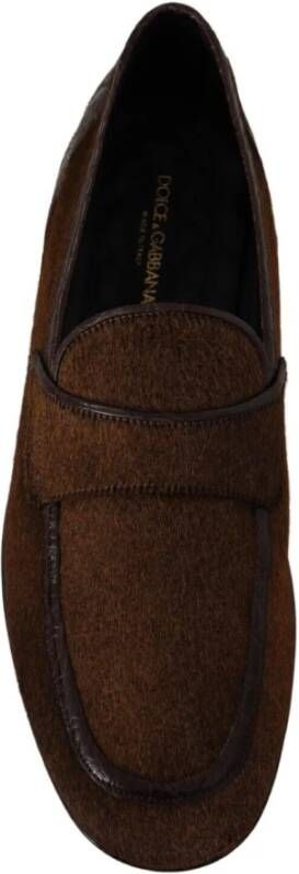 Dolce & Gabbana Loafers Brown Heren