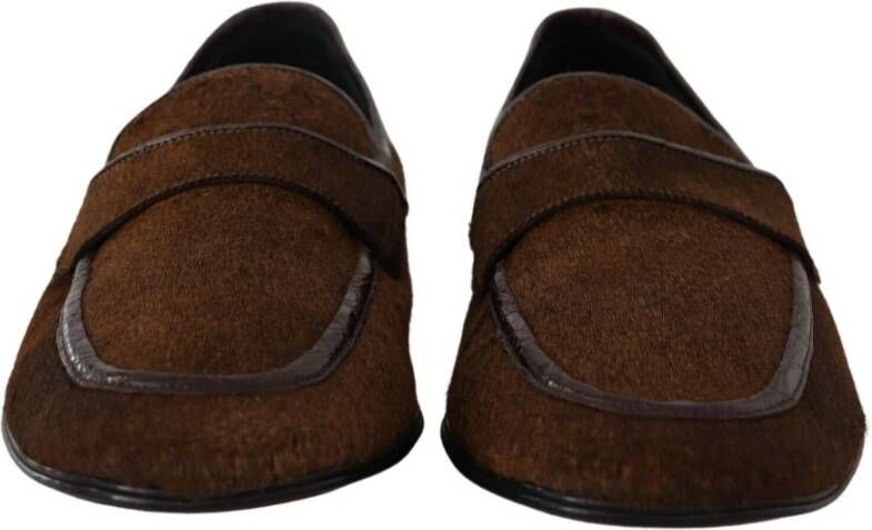 Dolce & Gabbana Loafers Brown Heren