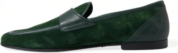 Dolce & Gabbana Loafers Green Heren