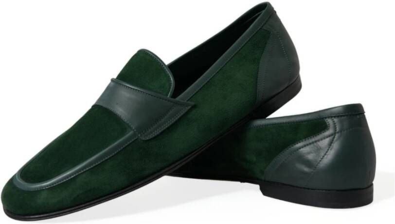 Dolce & Gabbana Loafers Green Heren