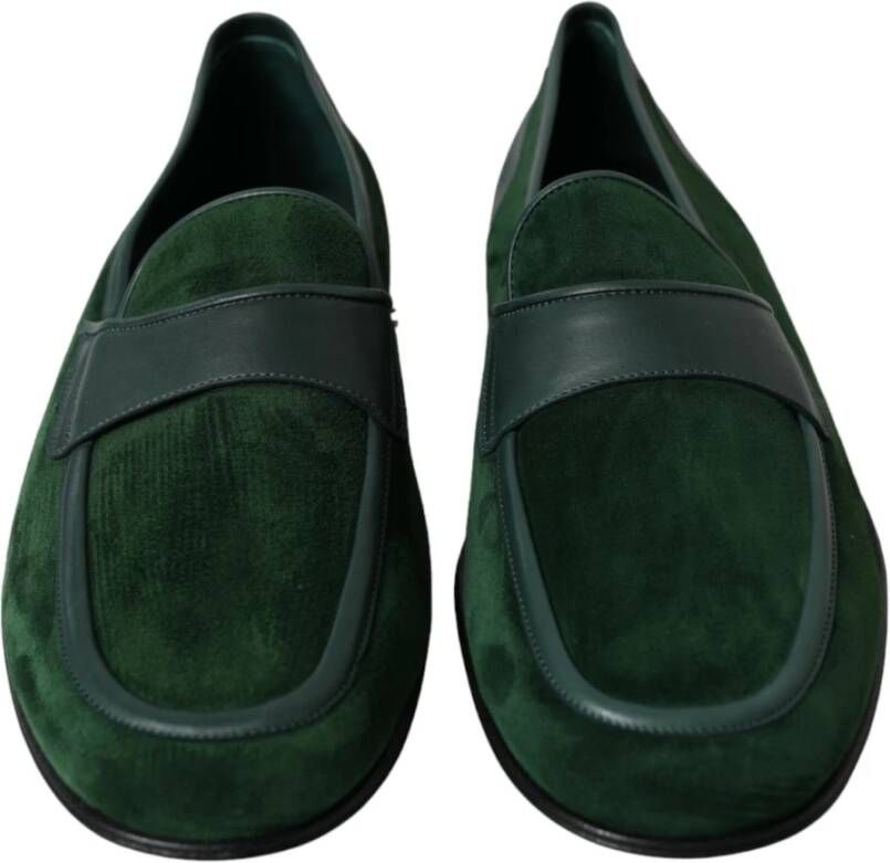 Dolce & Gabbana Loafers Green Heren