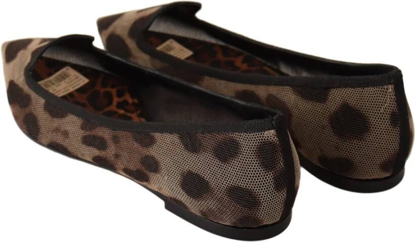 Dolce & Gabbana Loafers met luipaardprint